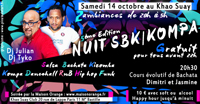 visuel nuit SBK / Kompa & généraliste du 14 octobre 2017